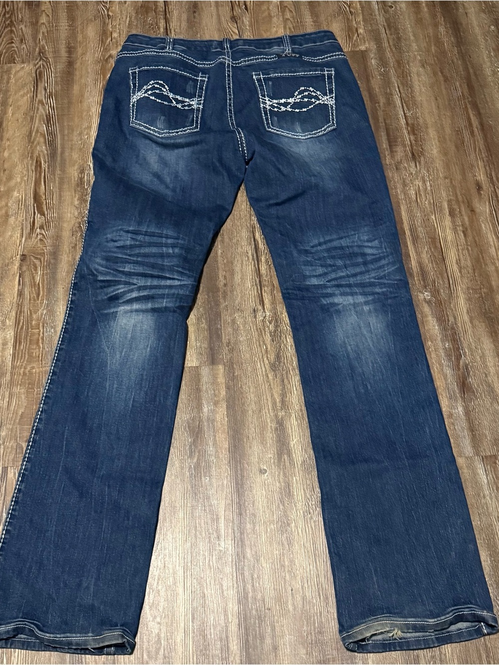 Cowgirl Tuff Edgy Jeans Women's 34 High Rise Straight Leg Western Denim - Picture 7 of 7